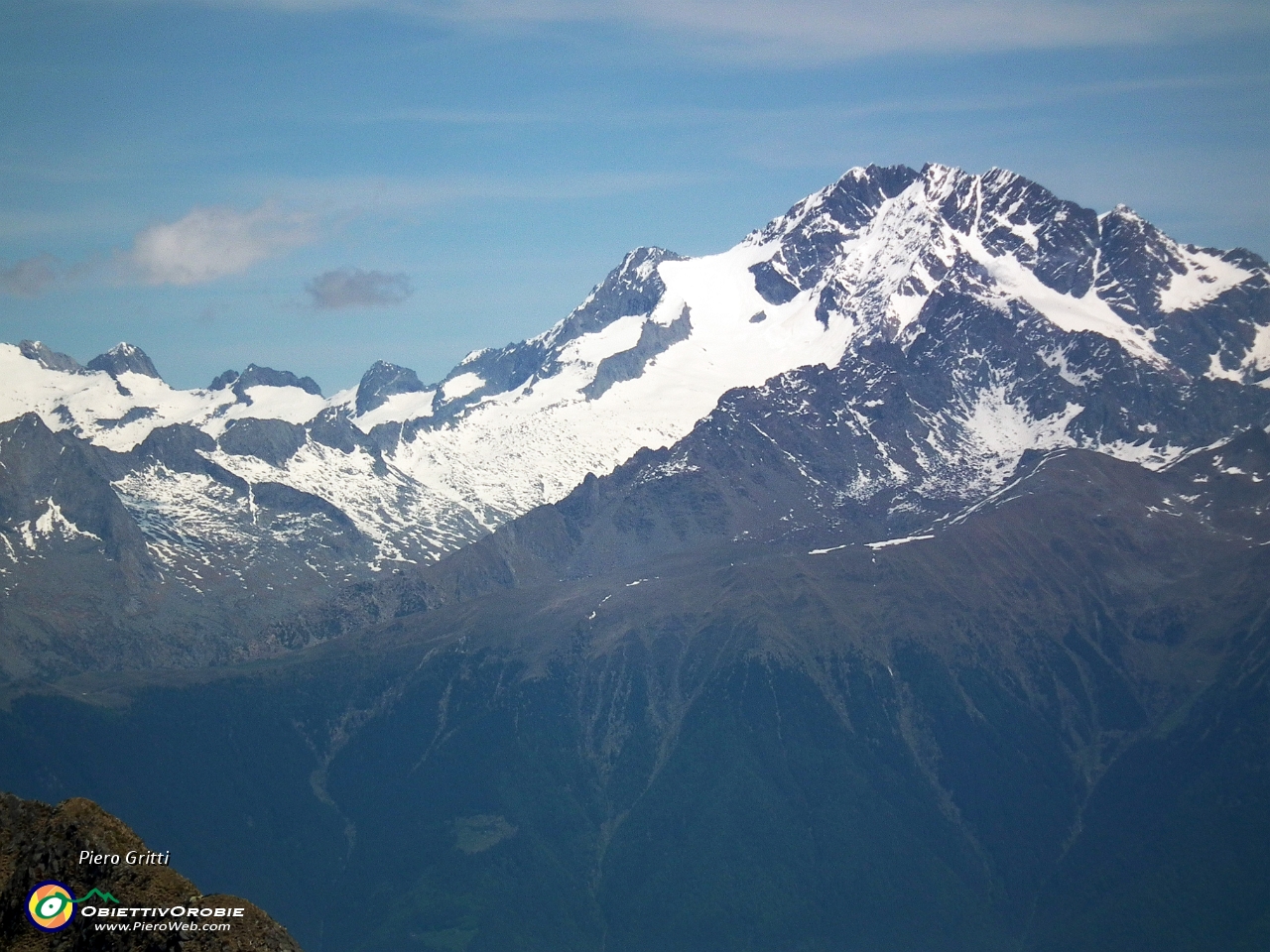 54 Il Monte Disgrazia in fronte a noi....JPG